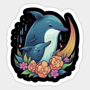 Narwhal Mothers Day Sticker